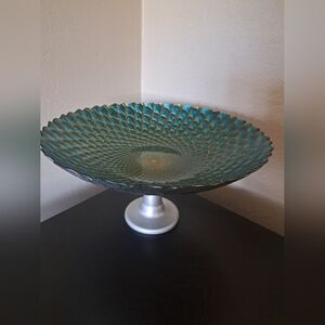 Elegant Blue and Gold Decorative Bowl